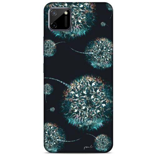 Y.Liva-2021 Özel Seri Siyah Soyut-165 Oppo Realme C11 Kılıf Silikon Kapak