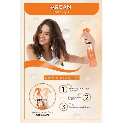 Argan Çift Fazlı Kondisyoner Fön Suyu 400 ML  - mrfs