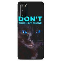 Lopard Samsung Galaxy S20 Uyumlu Kılıf Kediler (46) Core Armor Kılıf Dokunma