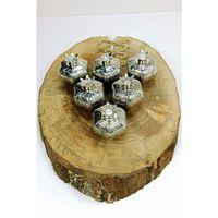 6 Lı Mini Eskitme Osmanlı Temalı Açık Renk Nar Lokumluk Sunum