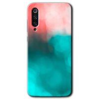 MRCİLETİSİM Xiaomi Mi 9 Kılıf HD Desen Baskılı Arka Kapak+Temperli Cam - Flu Işık