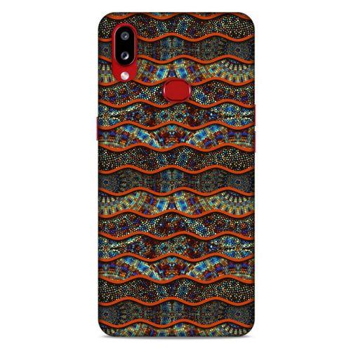 Samsung Galaxy A10s Kılıf Baskılı Özel Seri Taşlı (35) Fit Design Kılıf