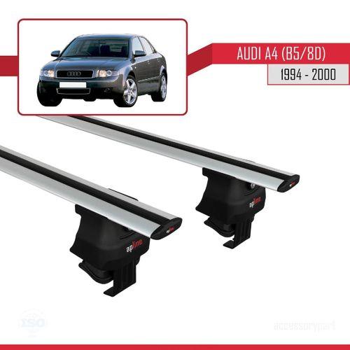 Audi A4 (B5/8D) 1994-2000 Arası ile uyumlu ACE-4 Ara Atkı Tavan Barı GRİ