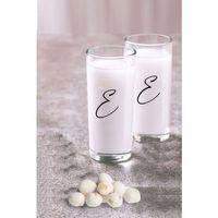 E Harfli İkili Rakı Bardağı Makinede 70 Derecede Bile Çıkmayan