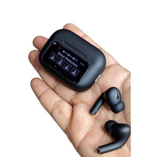 Yeni Nesil Anc Özellikli Çağrı Cevaplayan Dokunmatik Ekranlı Bluetooth Kulaklık Siyah Yeni Nesil