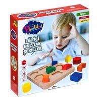 Çocuk Playwood Ahşap Eğitici Bultak Şekiller
