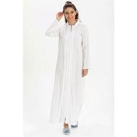 Cemre Şile Bezi Mevsimlik Ferace Beyaz Byz