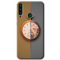 Huawei Y6P Kılıf Baskılı Kapak - Clocks Artwork +Tam Ekran Koruyucu