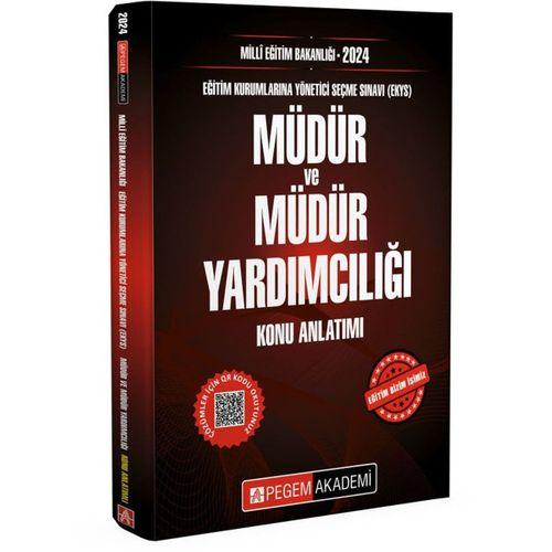 2024 Milli Eğitim Bakanlığı EKYS Müdür Ve Müdür Yardımcılığı Konu Anlatımı Pegem Yayınları