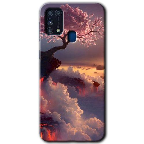Samsung Galaxy M31 Kılıf Baskılı Kapak - Uçurumdaki Hayat + 5D Tam Kaplayan Cam