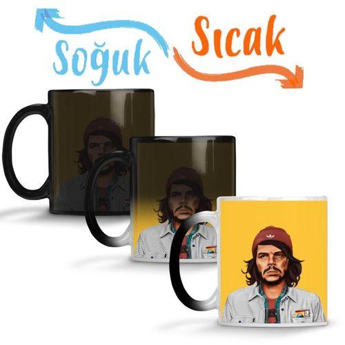 Hıpster Che Guevara Sihirli Kupa Bardak Porselen