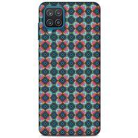 Lopard Samsung Galaxy A12 Uyumlu Kılıf Ethnic Culture (92) Rugged Armor Kılıf