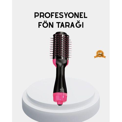 Yeni Nesil Fön Tarağı – 220°c Isı, Negatif İyon, 360° Dönebilen Kablo
