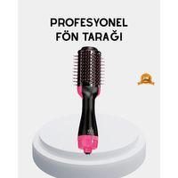 Yeni Nesil Fön Tarağı – 220°c Isı, Negatif İyon, 360° Dönebilen Kablo
