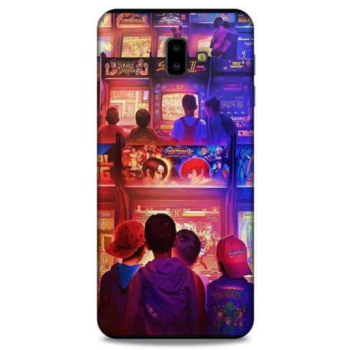 Retro (33) Desen Hybrid Kılıf Renkli Samsung Galaxy J6 Plus Kılıf