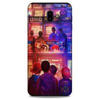 Retro (33) Desen Hybrid Kılıf Renkli Samsung Galaxy J6 Plus Kılıf