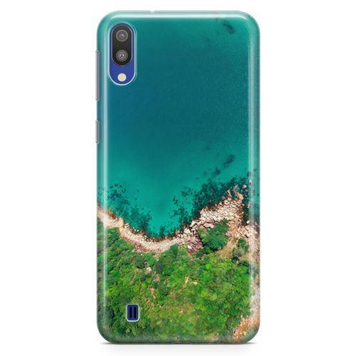 Samsung Galaxy M10 Kılıf Mavi Tur Arka Kapak Koruma Desenli Full Koruyucu