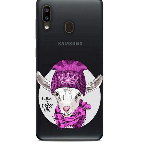Zoologix (100) Samsung Galaxy A11 Şeffaf Kılıf Silikon Desenli