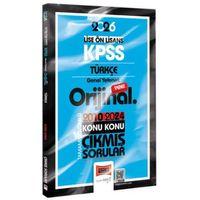 2026 KPSS Lise Önlisans Türkçe Orijinal 2010 2024 Konu Konu Çıkmış Sorular Yargı Yayınları