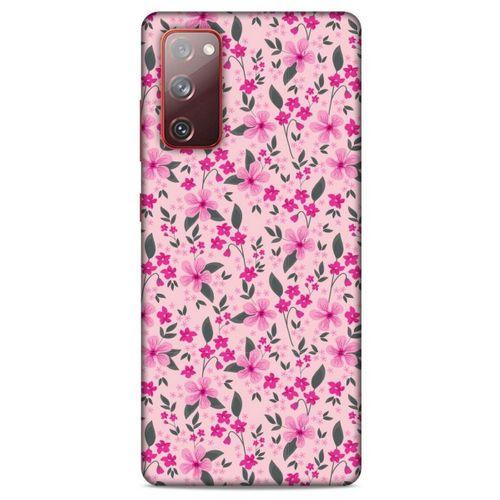 Samsung Galaxy S20 Fe Uyumlu Kılıf Pembe Delisi (4) Koruma Kılıfı Çiçekli