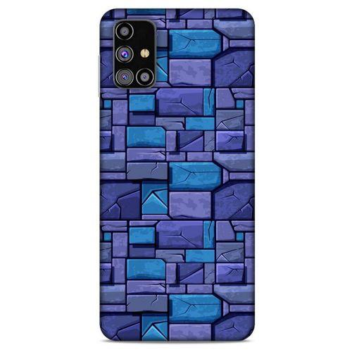 Samsung Galaxy M31s Kılıf Baskılı Özel Seri Taşlı (11) Tam Koruma