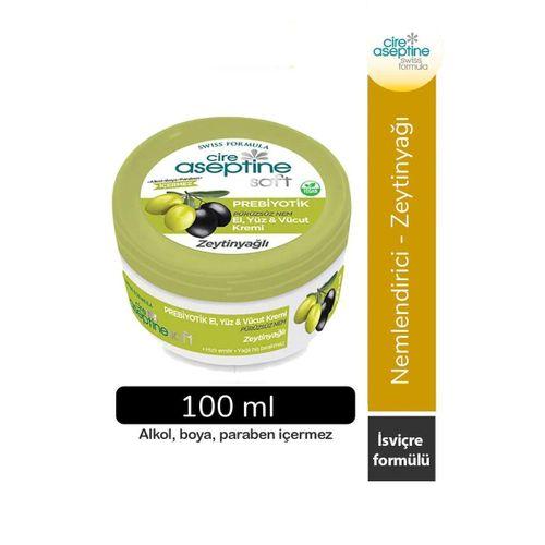 Cire Aseptine Soft Zeytinyağlı Nemlendirici Pürüzsüzleştirici Prebiyotikli Krem 100 ml