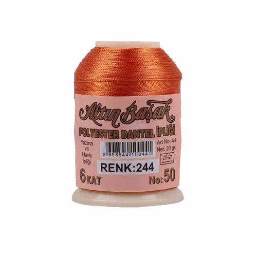 3 Adet Altınbaşak Oya ve Dantel İpi 20 gr - Royaleks - No: 244