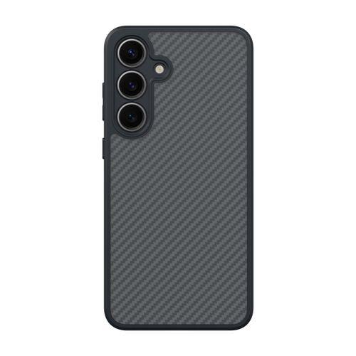 Galaxy S25 Plus Kılıf M-safe Şarj Özellikli Karbon Fiber Tasarımlı Zore Elnino Kapak