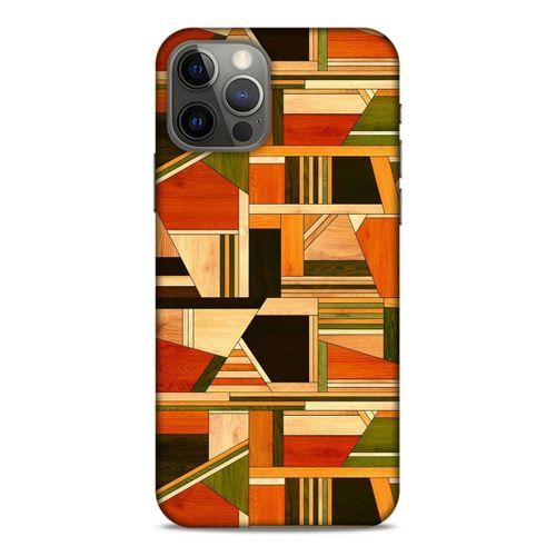 Lopard Apple iPhone 12 Pro Uyumlu Kılıf Wood'X (45) Liquid Air Kılıf Baskılı