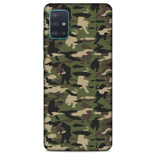 Kamuflaj 85 Samsung Galaxy A51 Kılıf Silikon Kapak