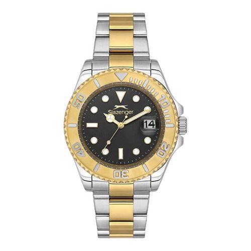 Slazenger SL.09.2517.1.05 Quartz Çelik Altın/Gri Siyah Kadran Erkek Kol Saati