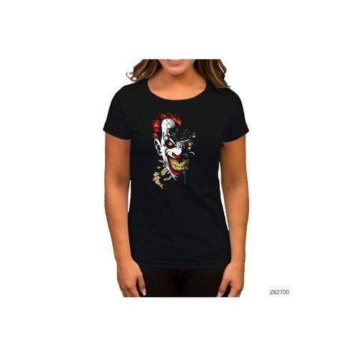IT Clown Siyah Kadın Tişört