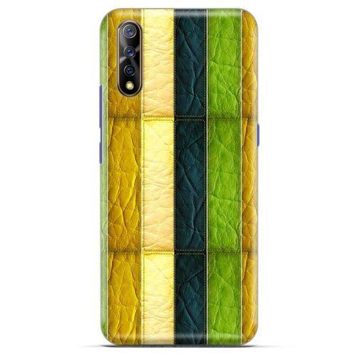 Casper Via F3 Kılıf Patchwork (37) Silicone Cover Sarı Lacivert