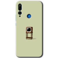 Huawei Y9 Prime 2019 Kılıf Kapak - Retro-TV +Hayalet Ekran Yandan Gözükmez