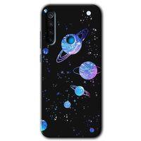 MRCİLETİSİM Xiaomi Redmi Note 8 Kılıf HD Desen Baskılı Arka Kapak + Temperli Cam - Samanyolu Galaksi