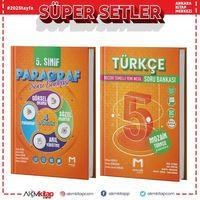 Mozaik Yayınları 5.Sınıf Türkçe ve Paragraf Soru Bankası Seti 2 Kitap