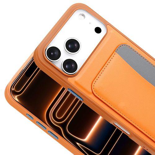 Apple iPhone 17 Pro Max Kılıf Kartlıklı Zore X-Kart Silikon Kapak