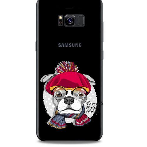 Zoologix (94) Samsung Galaxy Note 8 Şeffaf Kılıf Silikon Desenli