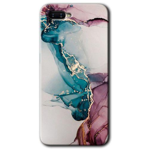OPPO Oppo Rx 17 Neo Kılıf HD Desen Baskılı Arka Kapak - Liquid Mermer