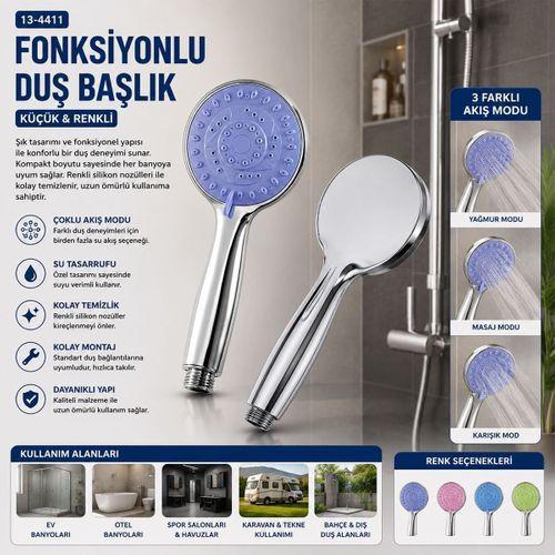 Fonksiyonlu Küçük El Duş Başlığı