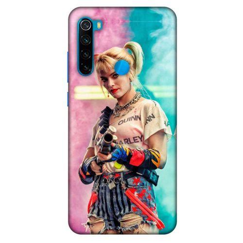 Xiaomi Redmi Note 8 Uyumlu Kılıf Harley Quinn (27) Tasarımlı Kılıf Kobalt mavisi