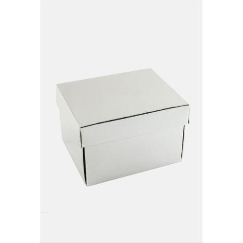 Gümüş Renkli Kapaklı Saat Kutusu