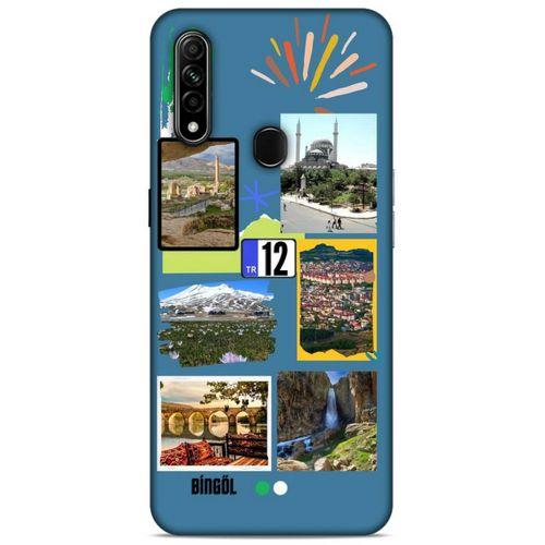 Lopard Oppo A31 Uyumlu Kılıf Şehirli ※ (12) Bingöl Koruyucu Silikon