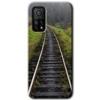 Xiaomi Mi 10T Kılıf Baskılı Arka Kapak - Tren Yolu +Tam Ekran Koruyucu