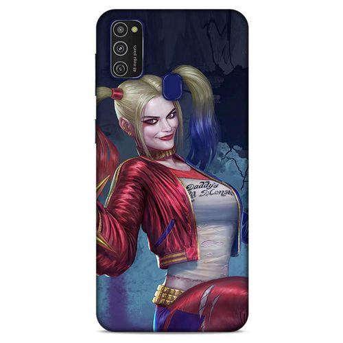 Samsung Galaxy M21 Uyumlu Kılıf Harley Quinn (9) Kılıf Gri