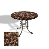 Dockers Buket Mega Laminat Yuvarlak Mutfak Masası Q100 - Karacabey Marble