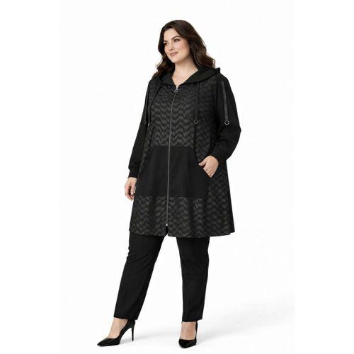 Kadın Kapüşonlu Fermuarlı Cepli Tunik BGL-ST05323