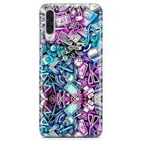Samsung Galaxy A70s Kılıf Bankacı Doodle Arka Kapak Koruma Desenli Full Koruyucu