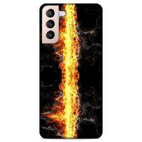 Lopard Samsung Galaxy S21 Plus Uyumlu Kılıf FireX (1) Kılıfı Ateş Hattı