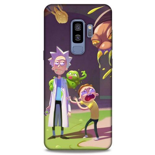 Samsung Galaxy S9 Plus Uyumlu Kılıf Rick And Morty (31) TPU Kılıf Cronenberg Rick